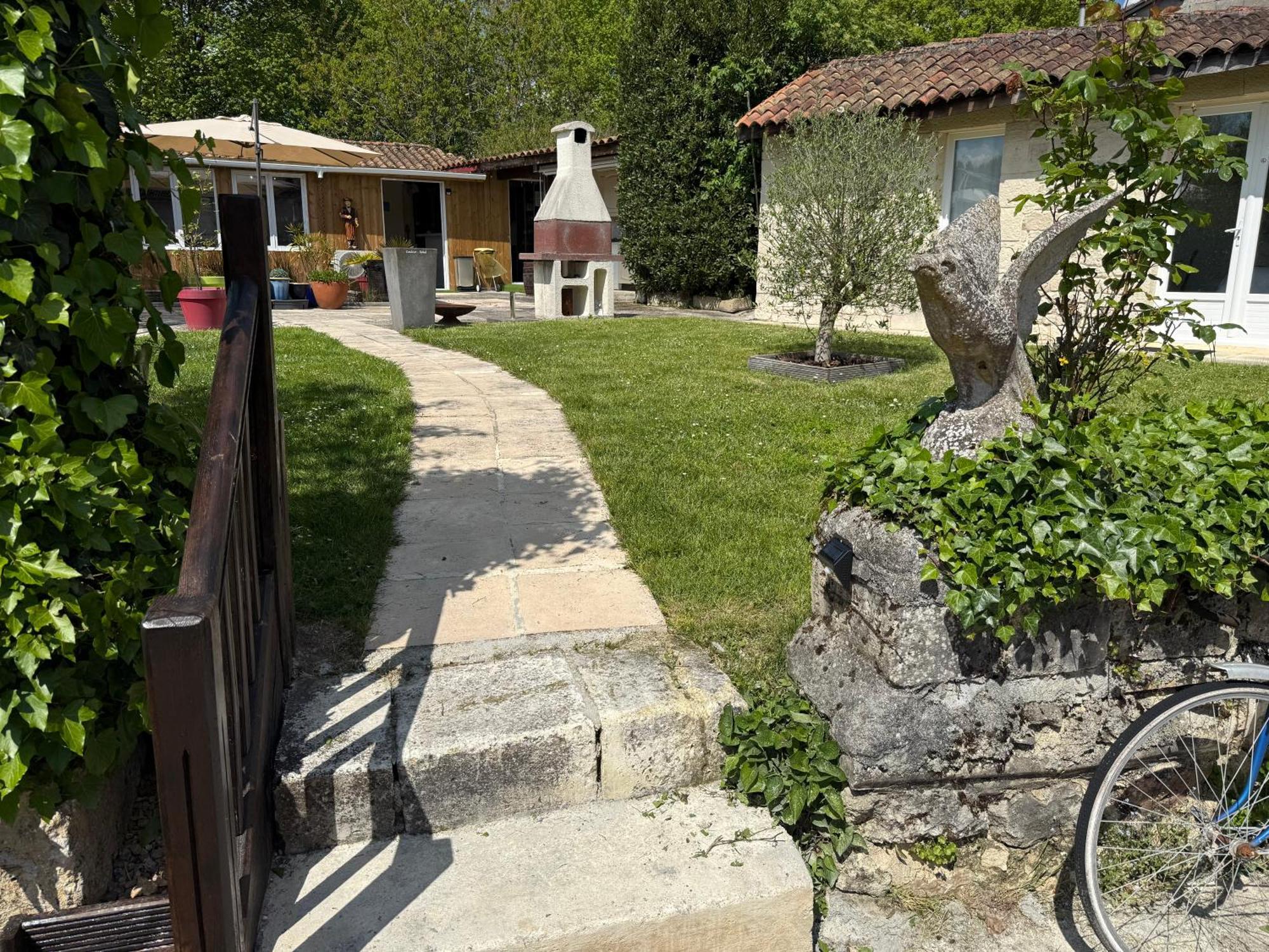 Chambre D'Hotes Naturiste Le Jardin Des Hirondelles Blanzaguet-Saint-Cybard ภายนอก รูปภาพ